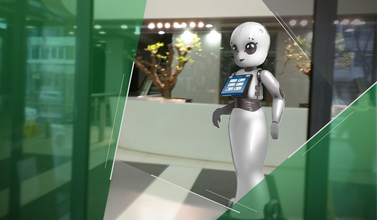 greeting robots for hotel and hospitality